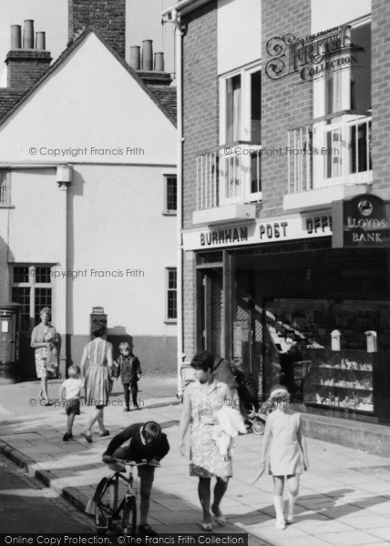 Photo of Burnham, High Street, Outside Post Office c.1968
