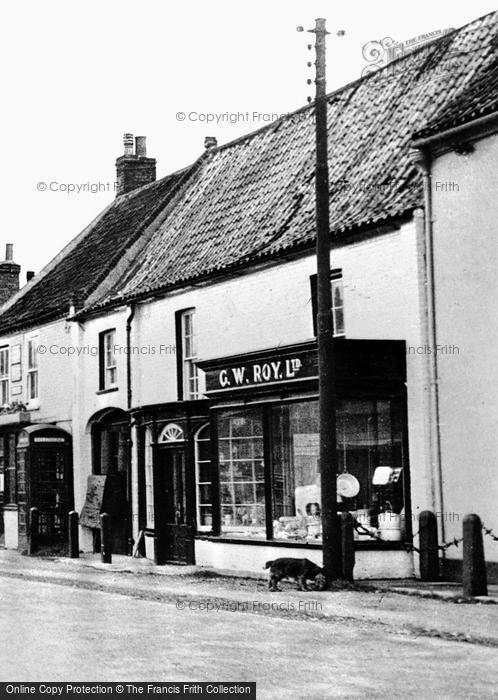 Photo of Burnham Market, G. W. Roy Ltd Shop c.1955