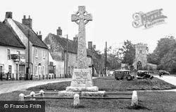 The Memorial And Church c.1955, Burnham Market