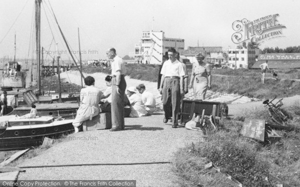 Photo of Burnham On Crouch, People At The Quay c.1955