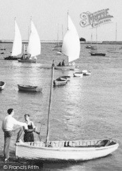 Burnham-on-Crouch, Sailboats c.1960, Burnham-on-Crouch