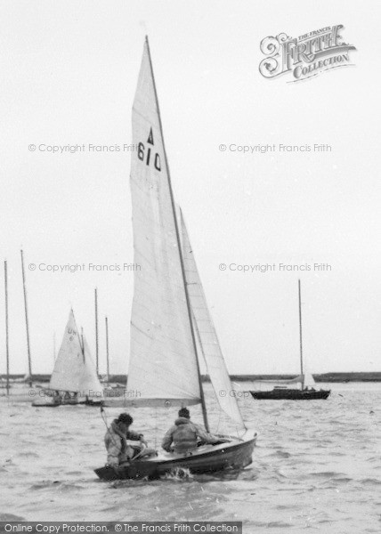 Photo of Burnham On Crouch, Sailing On The River Crouch c.1960
