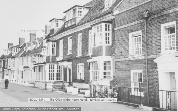 Photo of Burnham On Crouch, The Olde White Harte Hotel c.1965