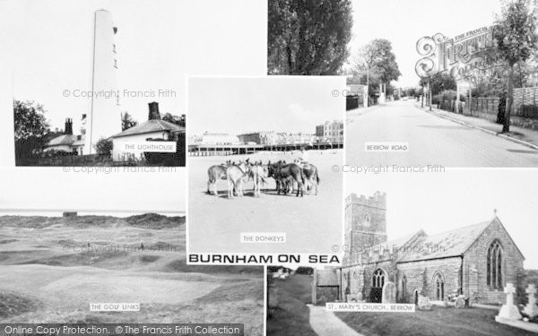 Photo of Burnham On Sea, Composite c.1960