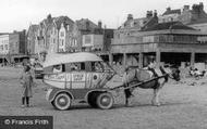 Dan Dare's Space Ship Pony Cart c.1960, Burnham-on-Sea