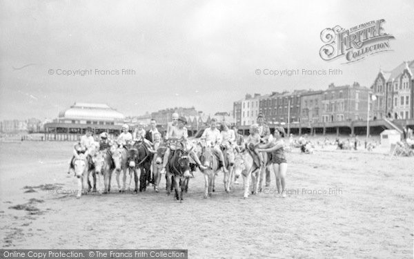 Photo of Burnham On Sea, Donkey Derby c.1955