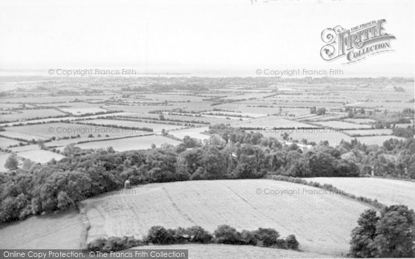 Photo of Burnham On Sea, From Brent Knoll c.1955