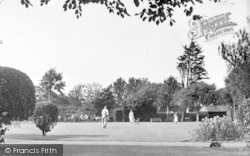 In Manor Park Gardens c.1955, Burnham-on-Sea