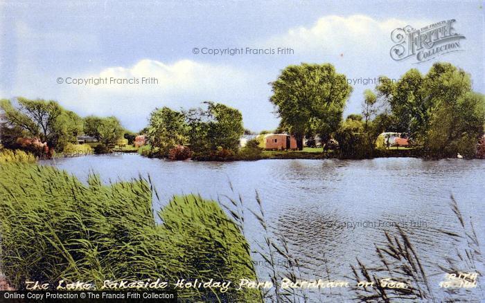 Photo of Burnham On Sea, Lakeside Holiday Park, The Lake c.1960