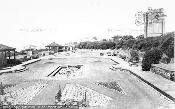Photo of Burnham On Sea, Marine Cove Gardens And Church c.1955