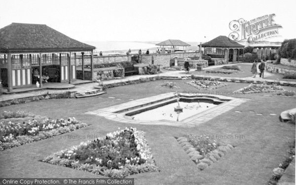 Photo of Burnham On Sea, Marine Gardens c.1955