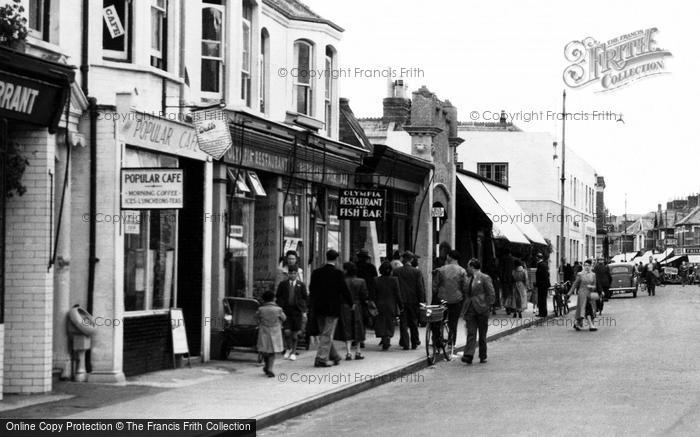 Photo of Burnham On Sea, Olympia Restaurant & Fish Bar c.1955