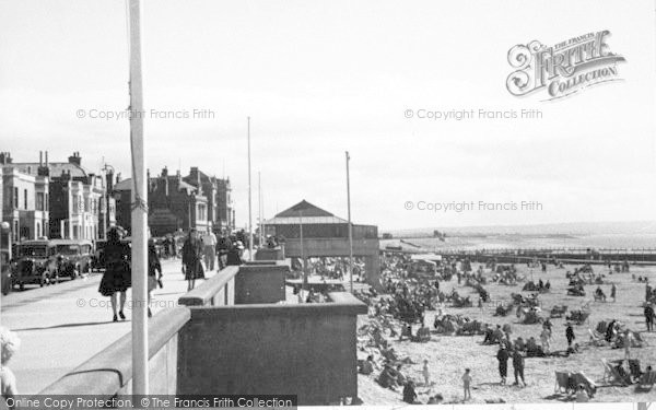 Photo of Burnham On Sea, Promenade And Sands c.1939