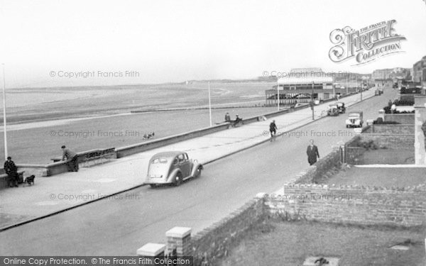 Photo of Burnham On Sea, Promenade And Sands c.1950
