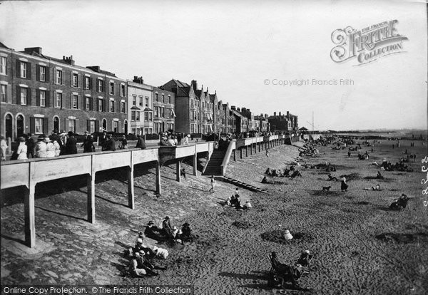 Photo of Burnham On Sea, Promenade From The West 1918