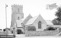 St Andrew's Church c.1955, Burnham-on-Sea