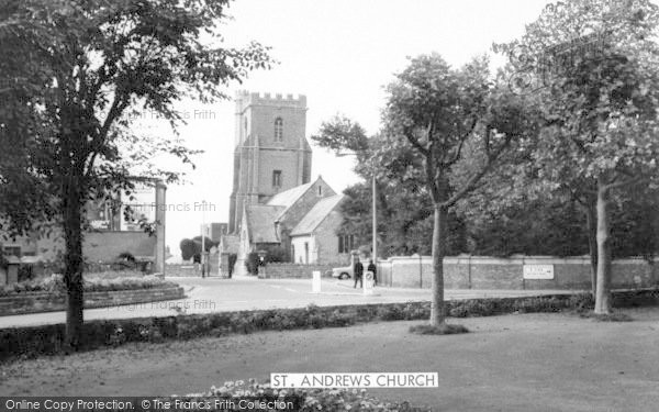 Photo of Burnham On Sea, St Andrew's Church c.1965