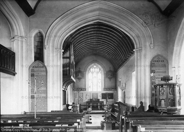 Photo of Burnham On Sea, St Andrew's Church, The Reredos 1887