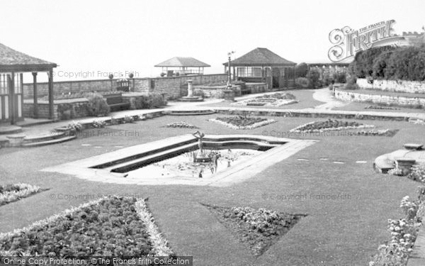 Photo of Burnham On Sea, Sunken Gardens, Marine Cove c.1955