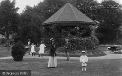 The Bandstand, Manor Gardens 1913, Burnham-on-Sea