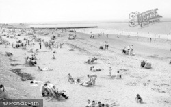 The Beach c.1955, Burnham-on-Sea