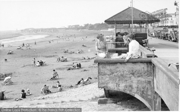 Photo of Burnham On Sea, The Beach c.1955