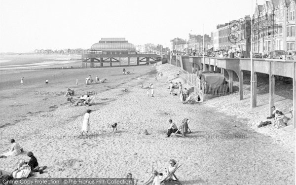 Photo of Burnham On Sea, The Beach c.1955
