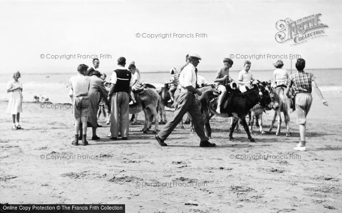 Photo of Burnham On Sea, The Donkeys c.1955