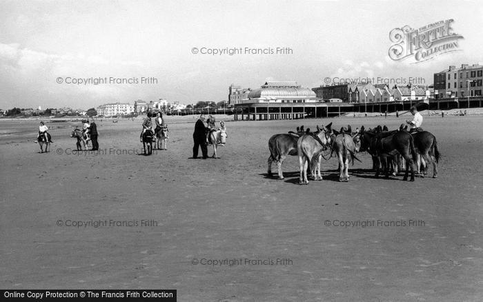 Photo of Burnham On Sea, The Donkeys c.1960