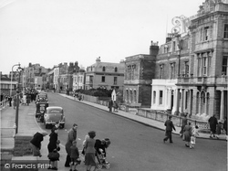 The Esplanade Looking North c.1955, Burnham-on-Sea