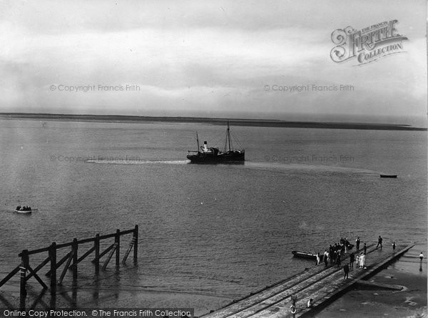 Photo of Burnham On Sea, The Jetty And Steamer 1926