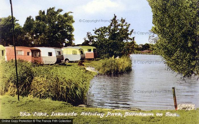 Photo of Burnham On Sea, The Lake, Lakeside Holiday Park c.1960