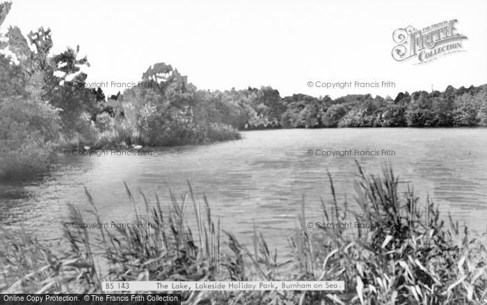 Photo of Burnham On Sea, The Lake, Lakeside Holiday Park c.1960