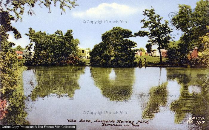 Photo of Burnham On Sea, The Lake, Lakeside Holiday Park c.1960