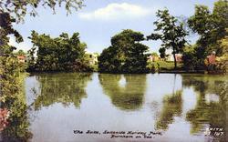 The Lake, Lakeside Holiday Park c.1960, Burnham-on-Sea