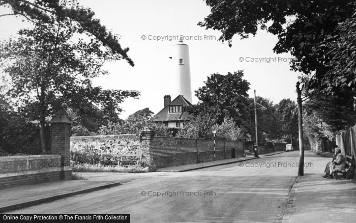 Photo of Burnham On Sea, The Old Lighthouse c.1955