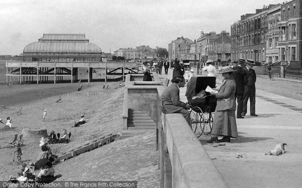 Photo of Burnham On Sea, The Promenade And Pavilion 1913