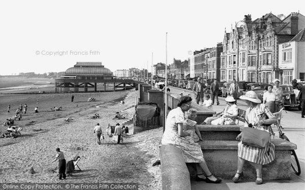 Photo of Burnham On Sea, The Promenade c.1955