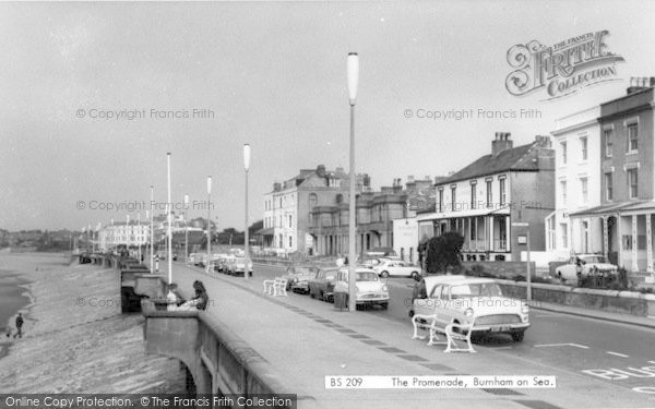 Photo of Burnham On Sea, The Promenade c.1960