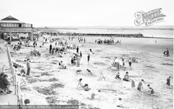Photo of Burnham On Sea, The Sands c.1955