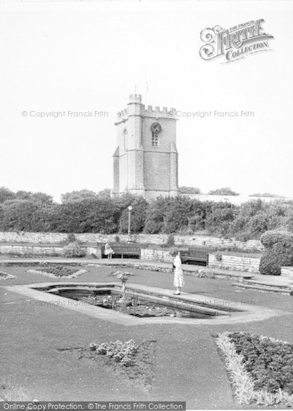 Photo of Burnham On Sea, The Sunken Gardens c.1955