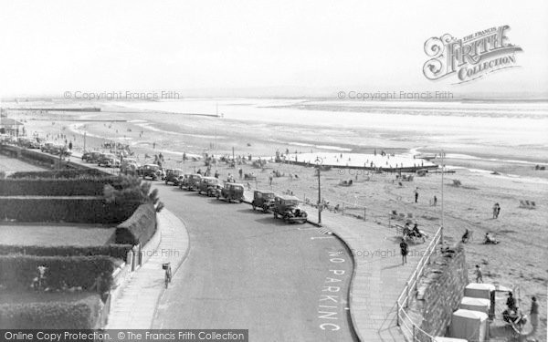 Photo of Burnham On Sea, View From North Esplanade c.1950