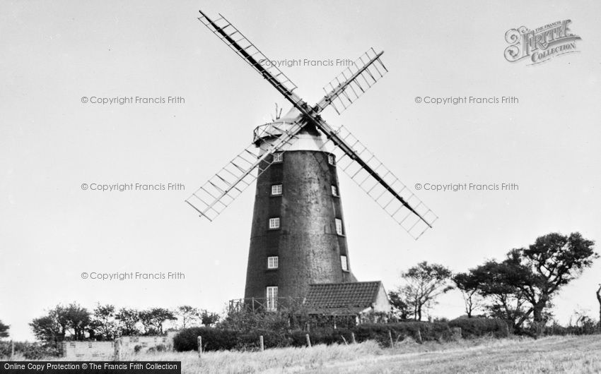Burnham Overy Staithe, the Windmill c1955