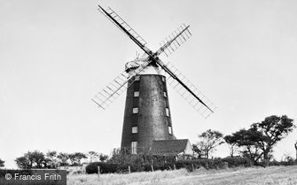 Burnham Overy Staithe, the Windmill c1955