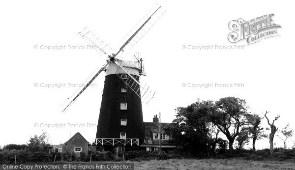 Photo of Burnham Overy Staithe, The Windmill c.1965