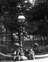 A Street Lamp 1895, Burnley