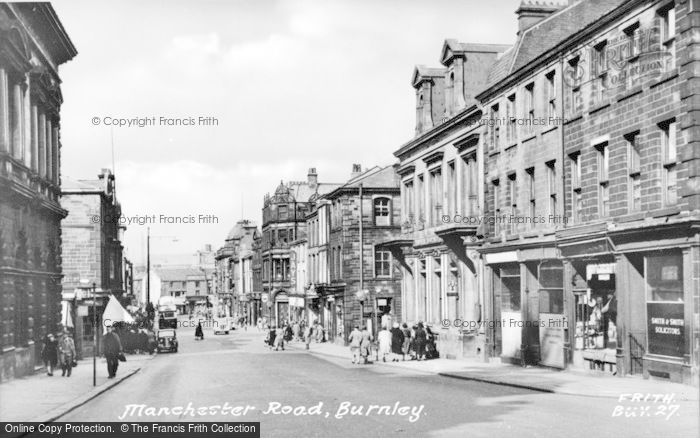 Photo of Burnley, Manchester Road c.1955