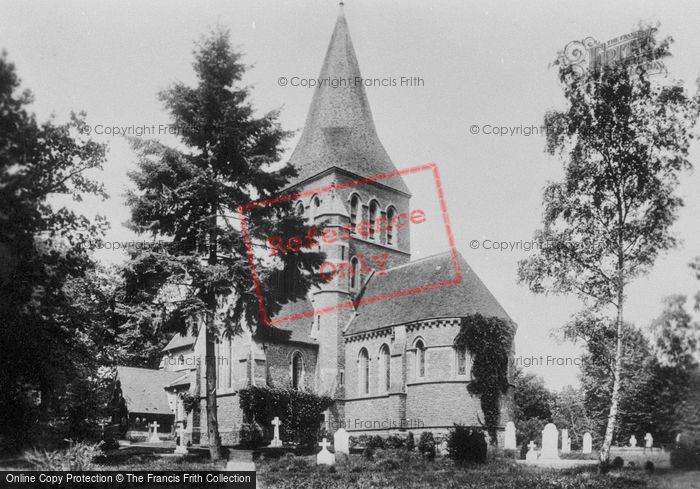 Photo of Burnley, St Andrew's Church, Colne Road 1906