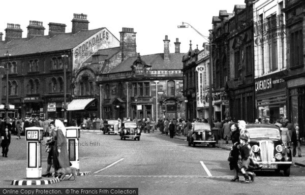 Photo of Burnley, St James Street c.1955