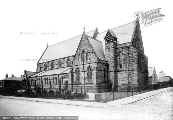 Photo of Burnley, St Matthew's Church  1895